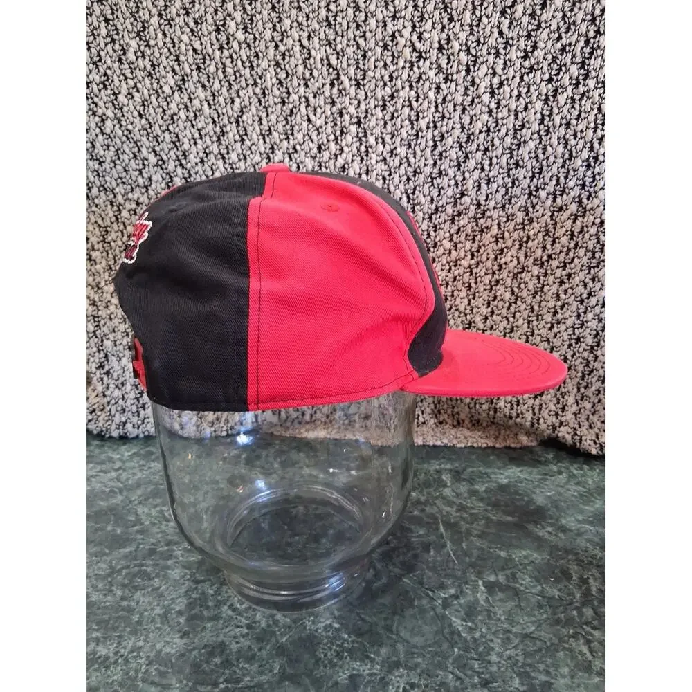 Harley Quinn Rhinestone Half Split Diamond Baseball Cap Snapback Hat DC COMICS